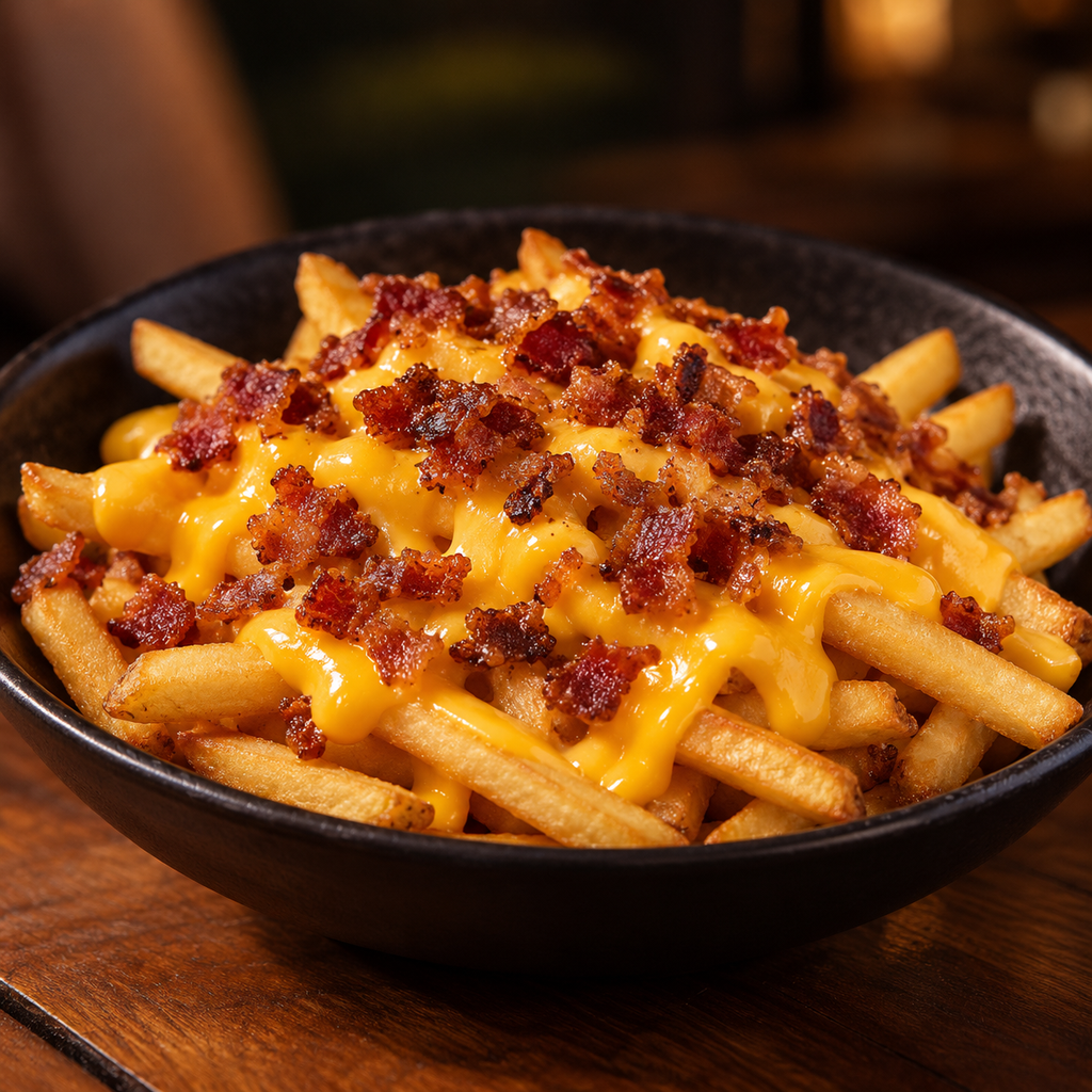 Papa cheddar y bacon