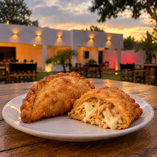 Empanada de pollo catupiry
