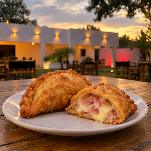 Empanada de jamón y queso